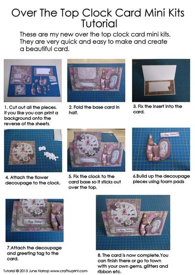 Over The Top Clock Card Mini Kits Image