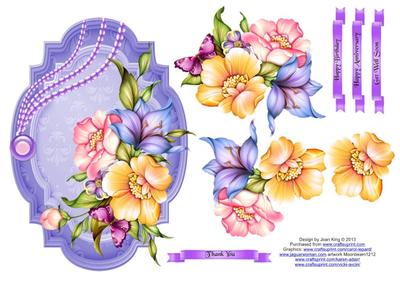 Instructions for my floral decoupage toppers Image-3