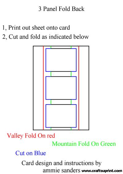 3 Panel Fold Back Cards Image